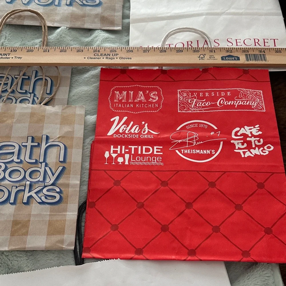 21 Assorted Empty Gift Bags